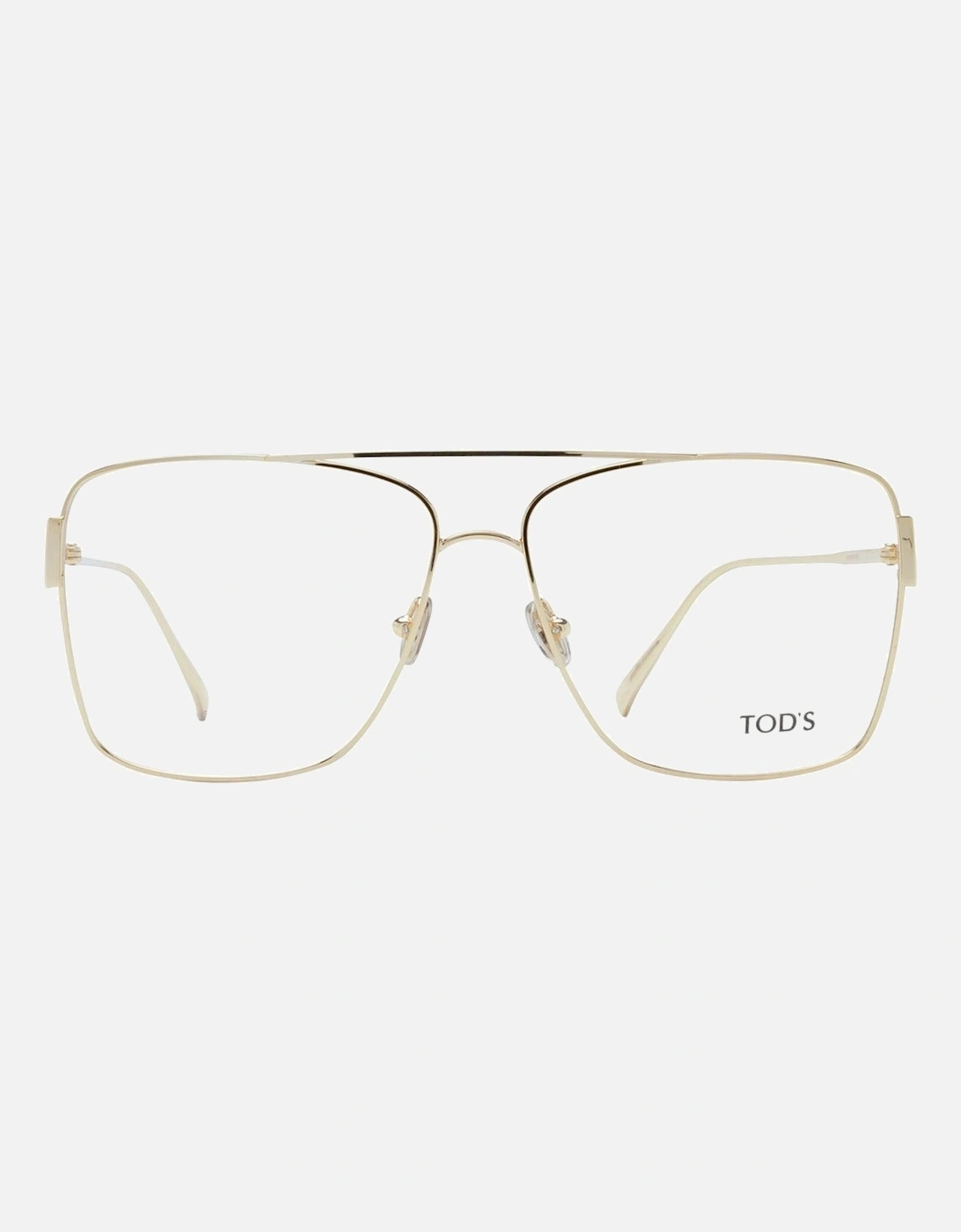 Gold Aviator Glasses with Demo Lenses and Branded Case. Women Frames