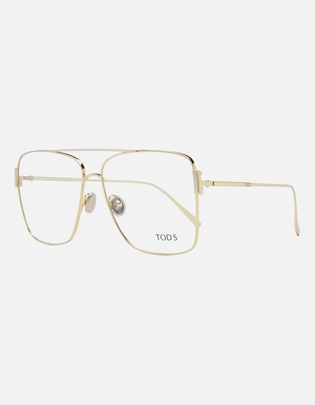 Gold Aviator Glasses with Demo Lenses and Branded Case. Women Frames, 4 of 3