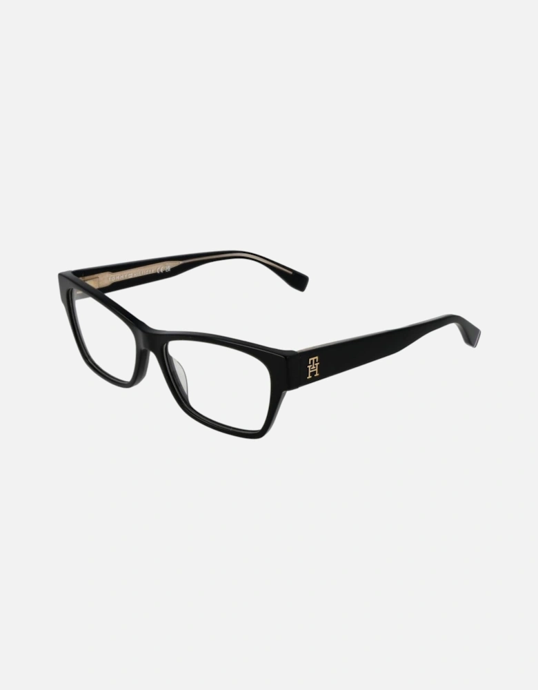 Full-Rim Cat Eye Acetate Glasses Women - Black Frames