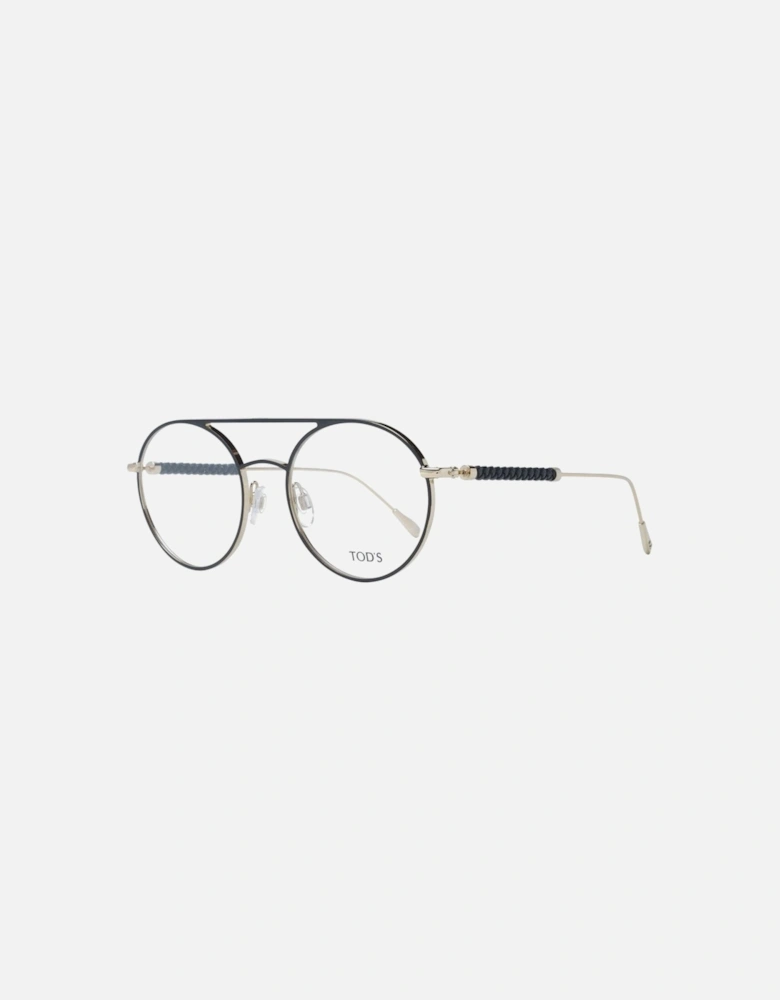 Black Aviator Style Glasses with Metal Frame Women