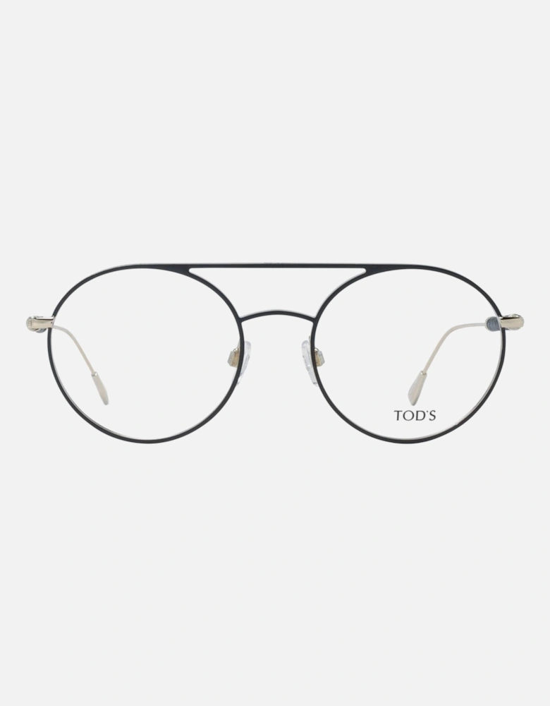 Black Aviator Style Glasses with Metal Frame Women