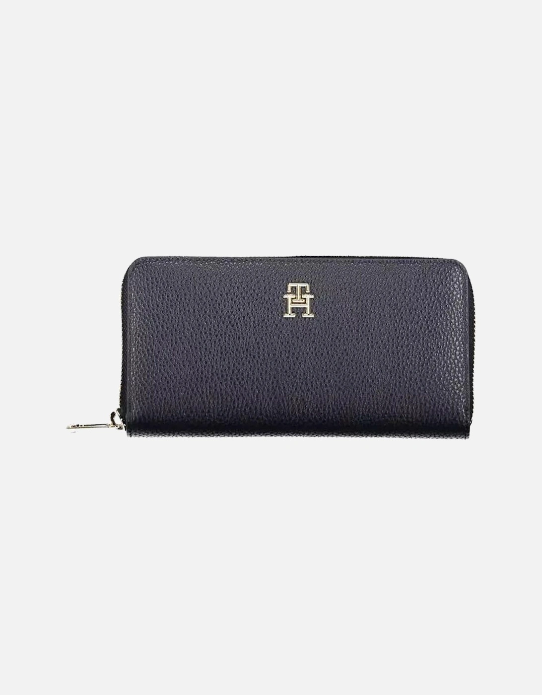 Multi-Compartment Zip Wallet with Logo Women - Blue, 4 of 3