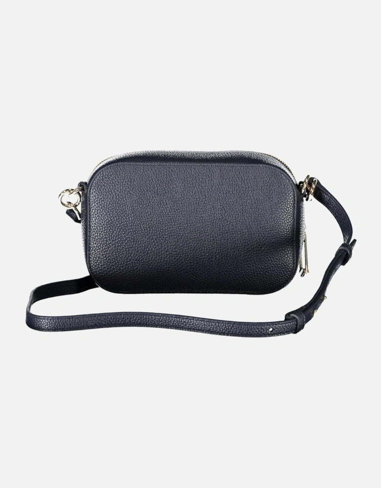 Chic Blue Shoulder Bag with Logo Detail Women Handbags