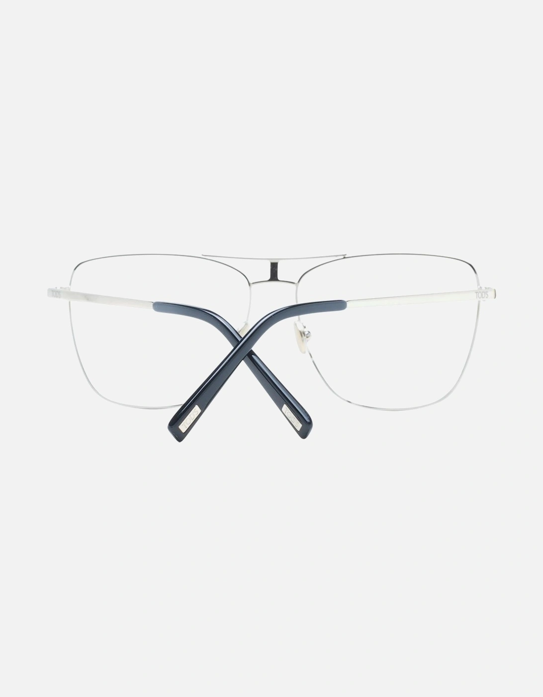 Black Aviator Style Glasses with Metal Frame and Plastic Lenses Women