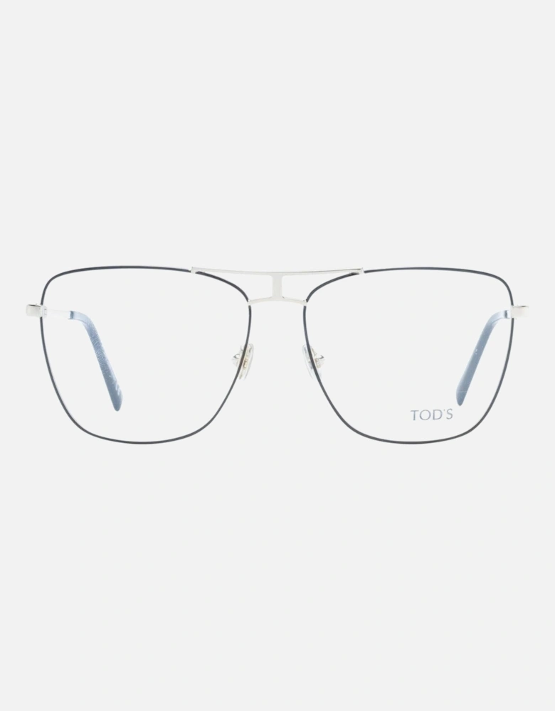 Black Aviator Style Glasses with Metal Frame and Plastic Lenses Women