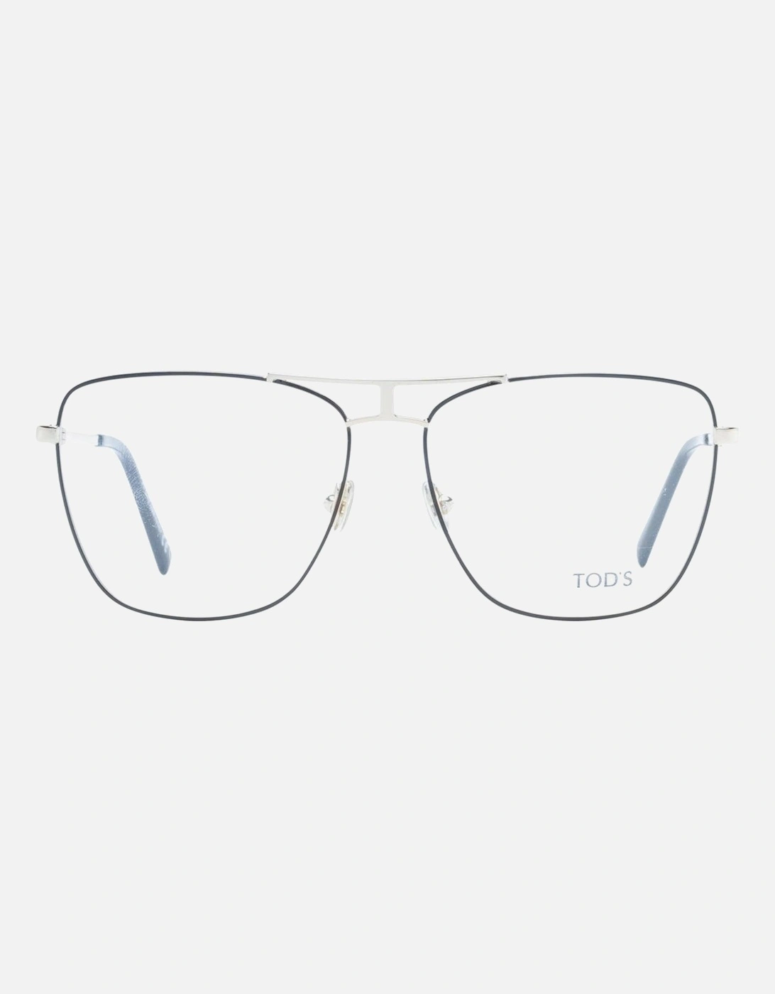 Black Aviator Style Glasses with Metal Frame and Plastic Lenses Women
