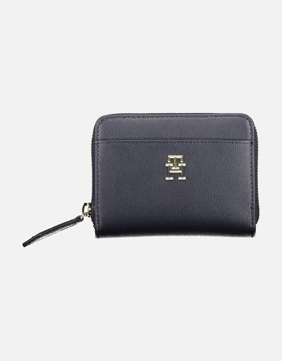 Contrasting Detail Wallet with Multiple Compartments and Zip Closure, 4 of 3