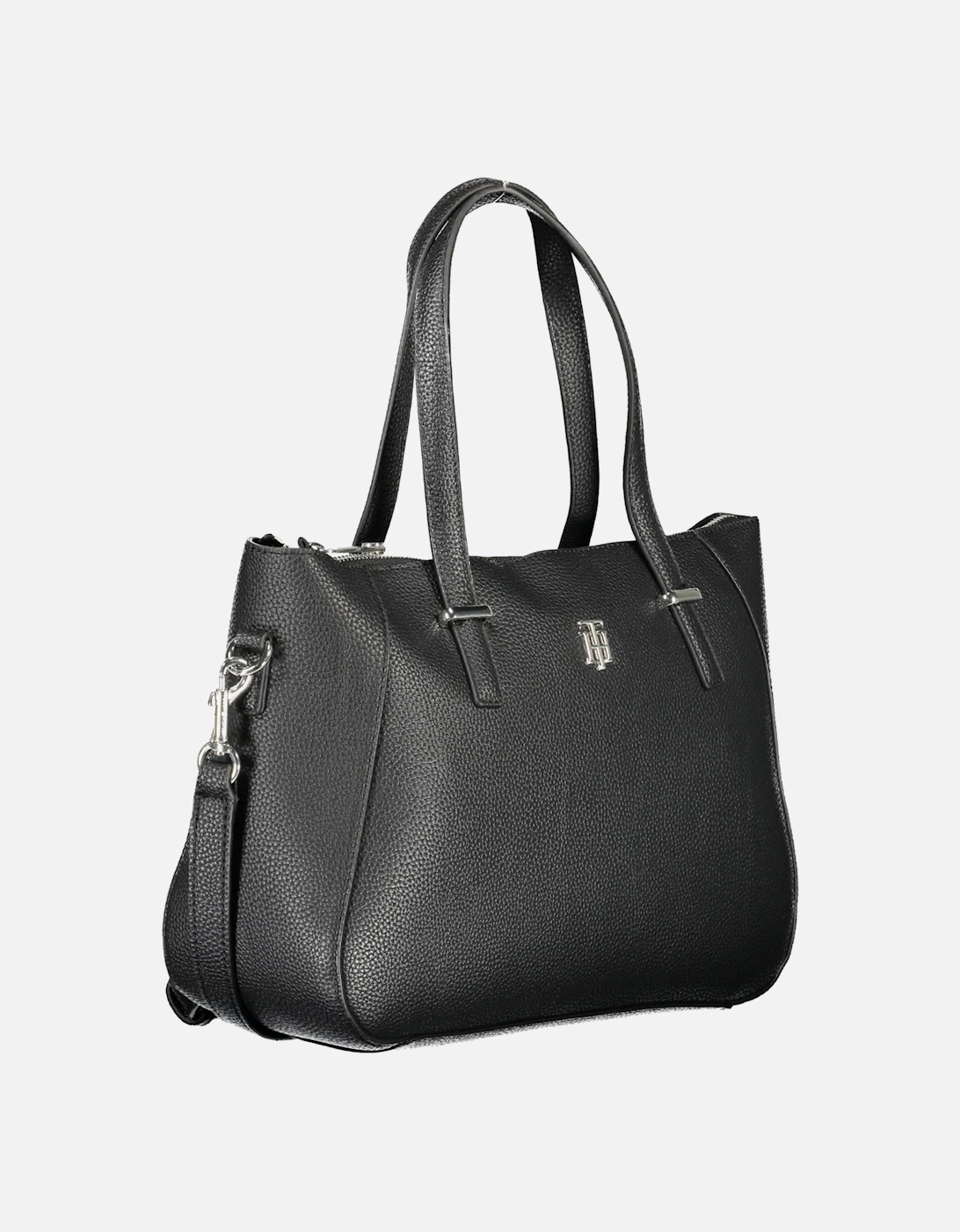 Black Tote with Contrasting Details by Women Handbags