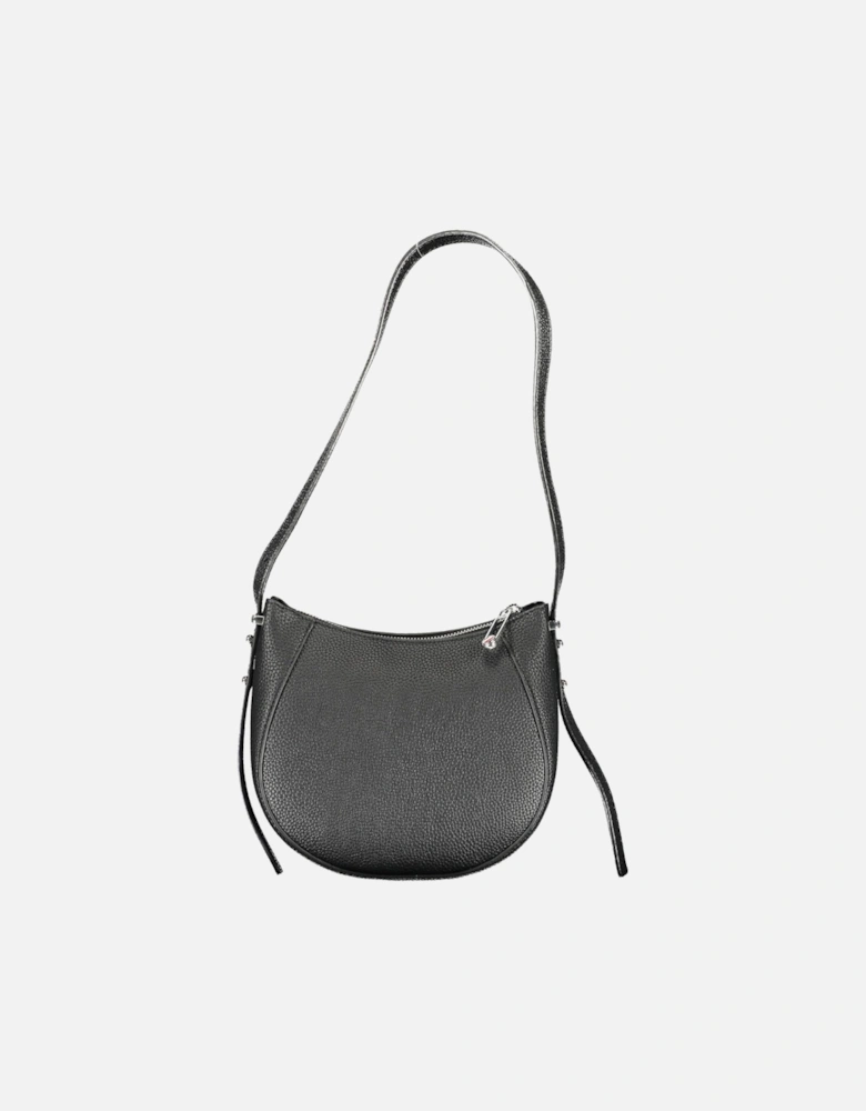 Chic Black Shoulder Bag with Iconic Logo Women Handbags