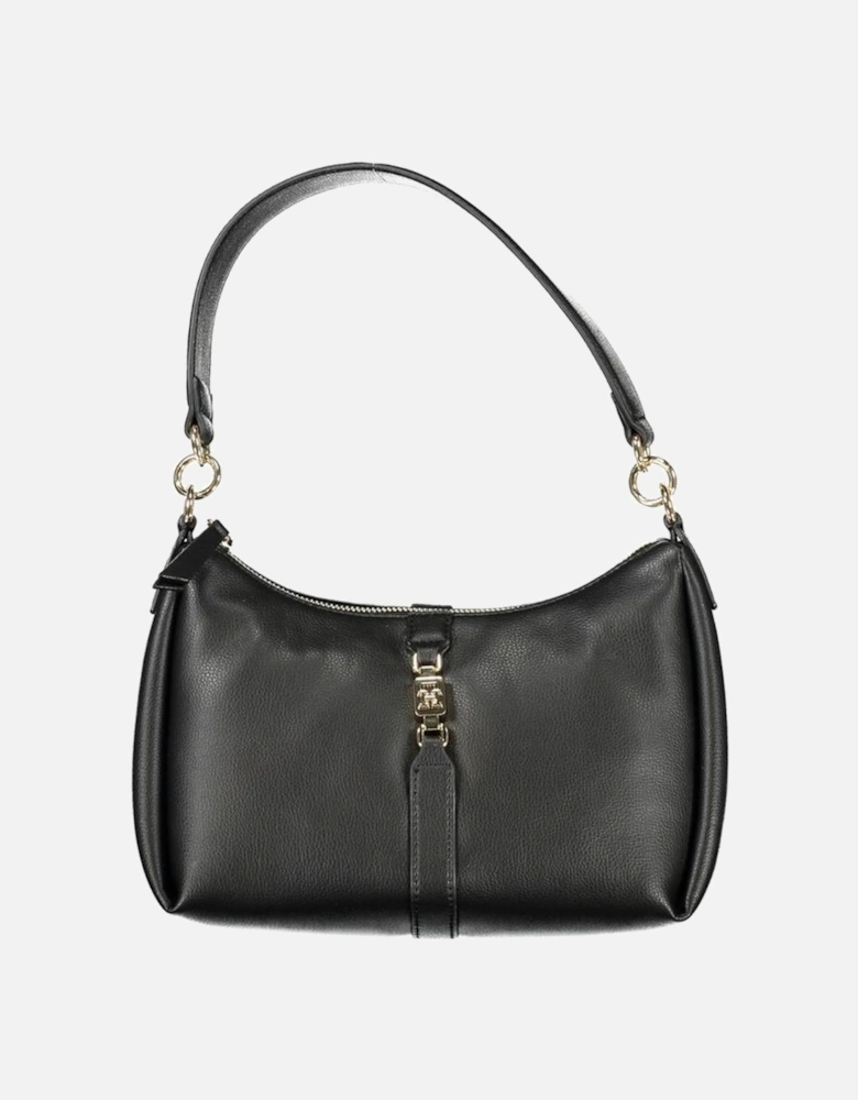 Recycled Polyester Contrast Detail Bag Women - Black Handbags