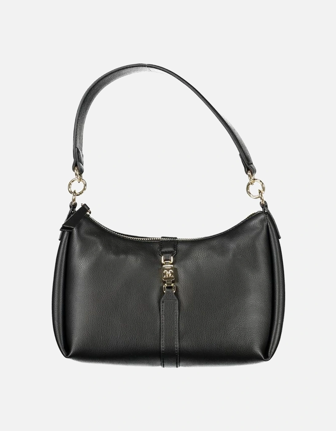 Recycled Polyester Contrast Detail Bag Women - Black Handbags, 4 of 3