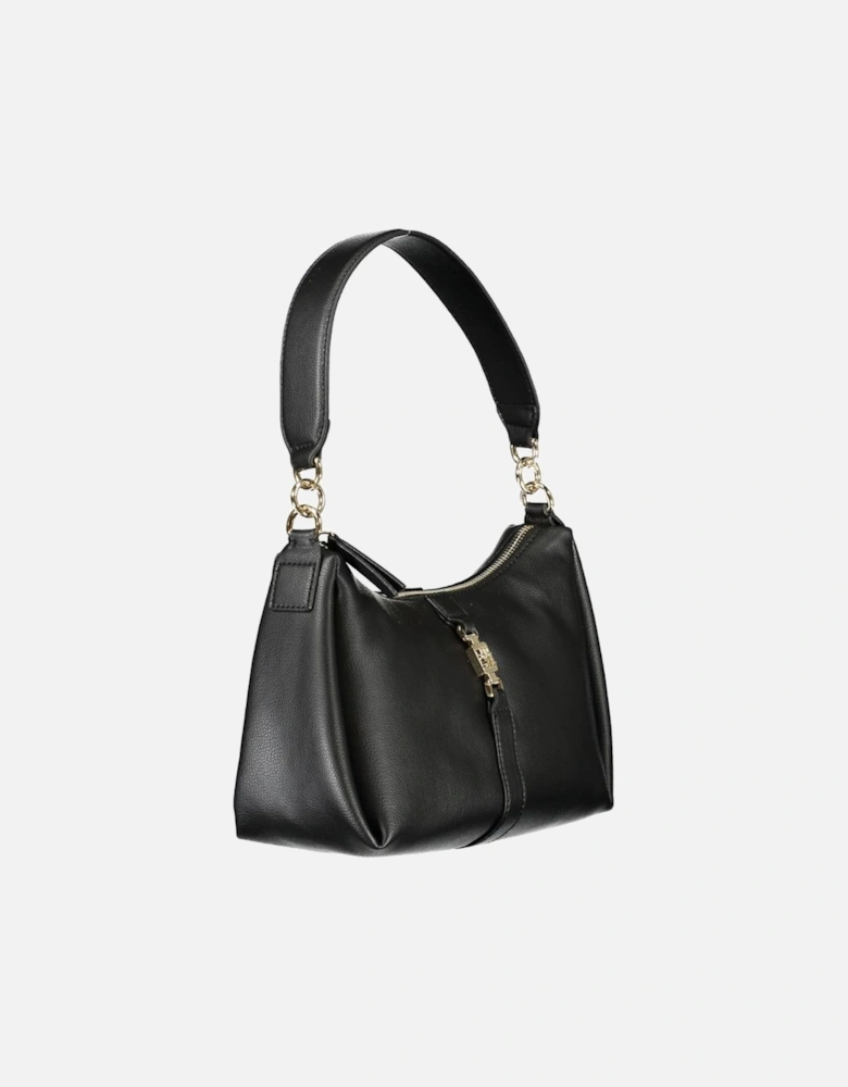 Recycled Polyester Contrast Detail Bag Women - Black Handbags