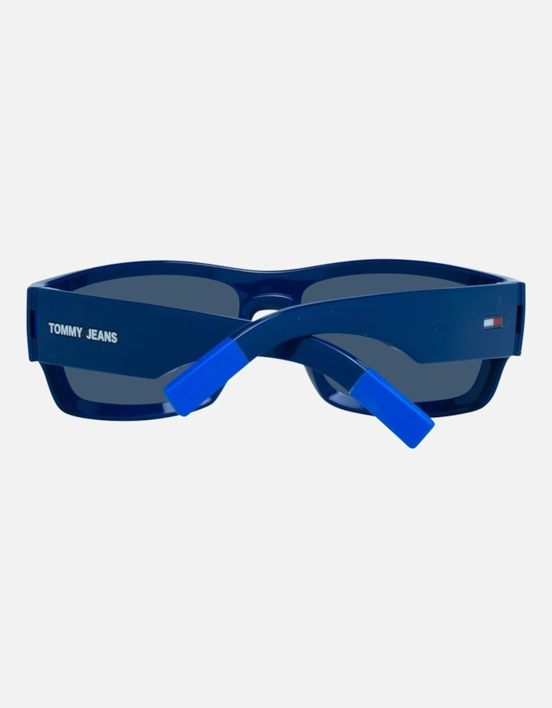 Blue Trapezium Sunglasses with 100% UVA & UVB Protection and Branded