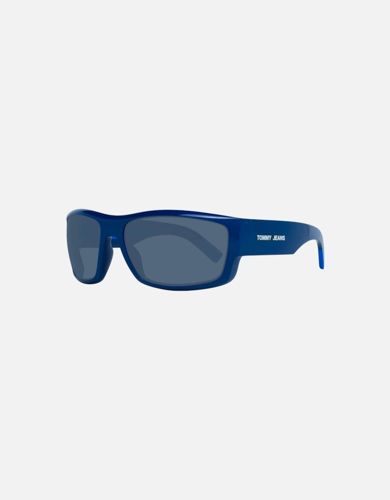 Blue Trapezium Sunglasses with 100% UVA & UVB Protection and Branded