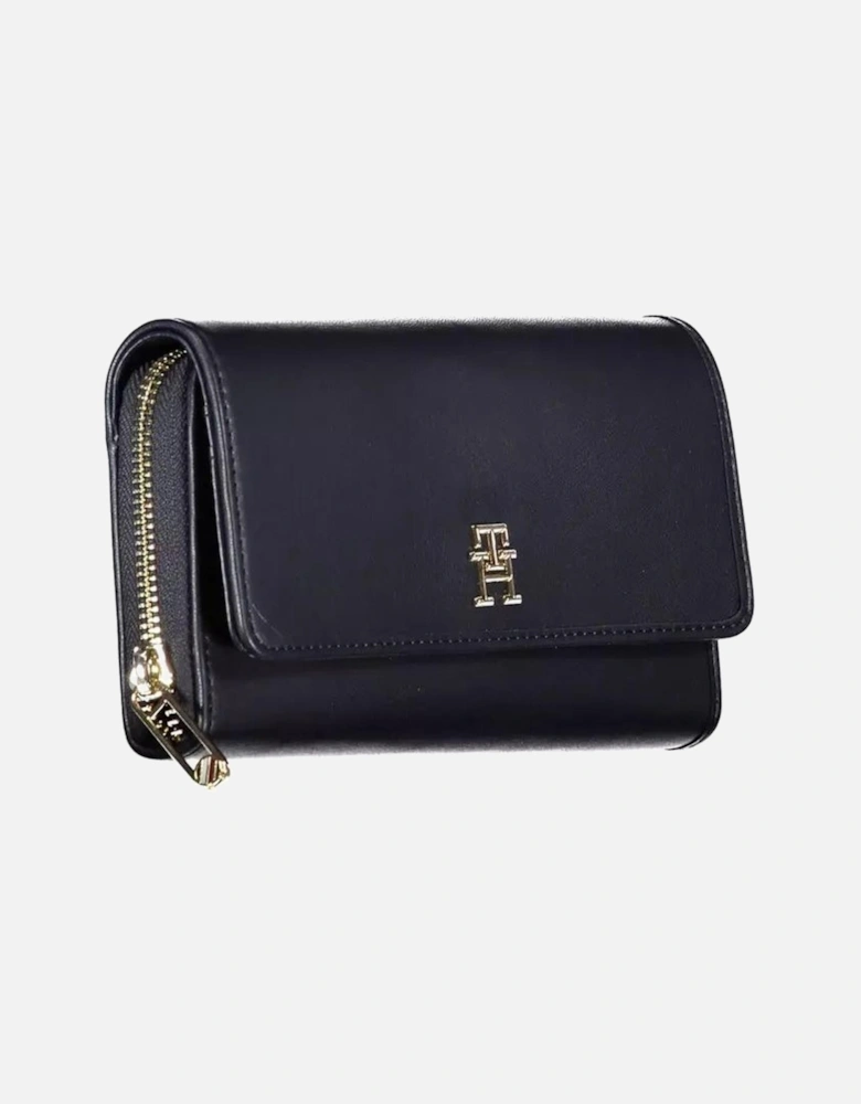 Multi-compartment Wallet with Contrasting Details and Logo Women -