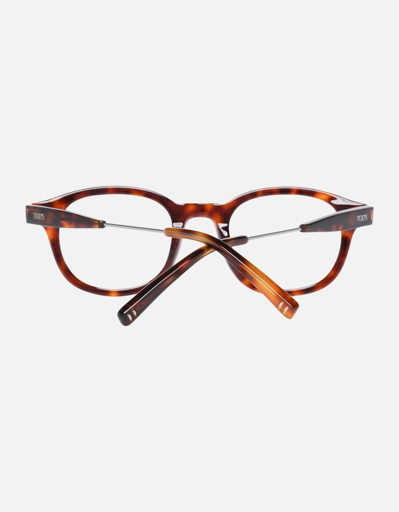 Round Tortoise Eyeglasses TO1025637 Unisex - Brown Frames