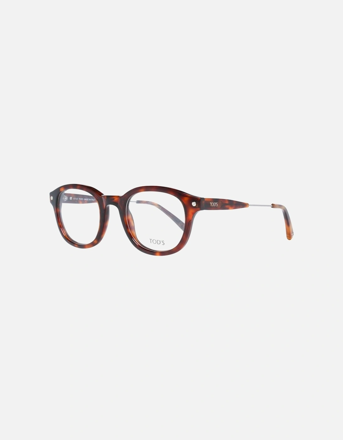 Round Tortoise Eyeglasses TO1025637 Unisex - Brown Frames, 6 of 5