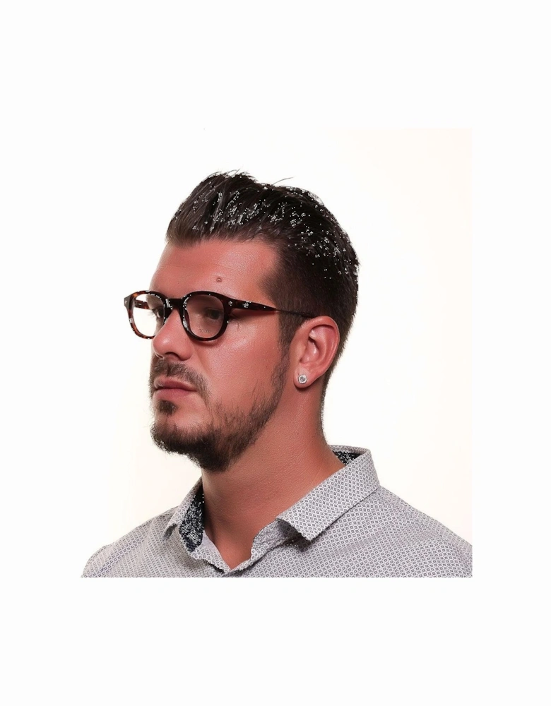 Round Tortoise Eyeglasses TO1025637 Unisex - Brown Frames