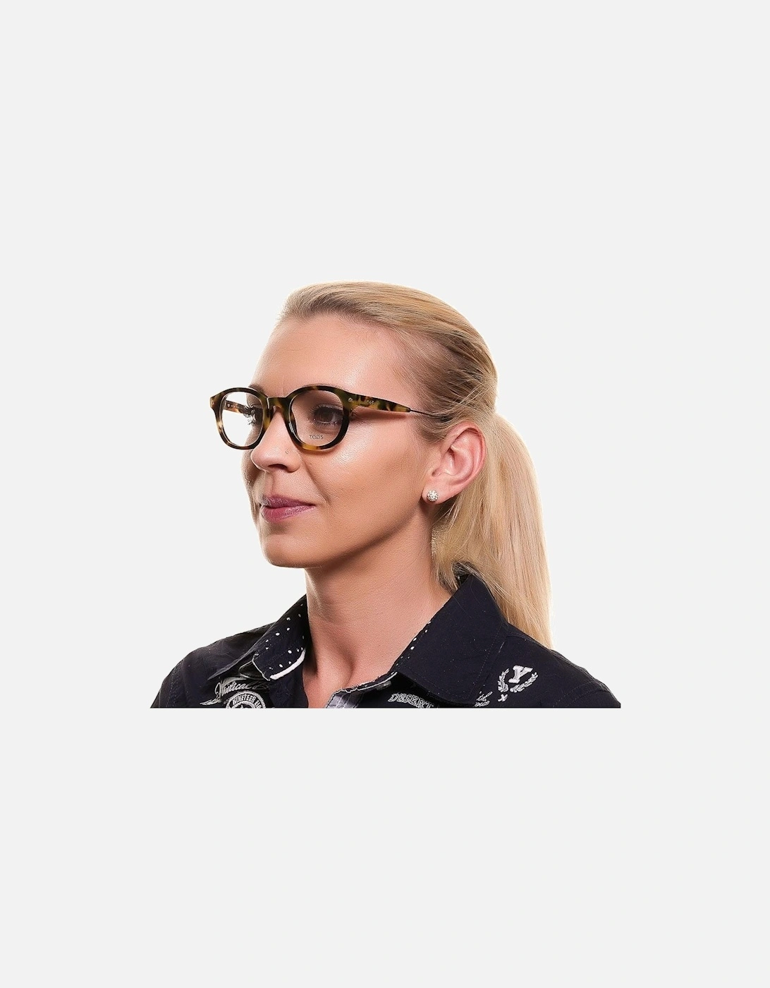 TO1025638 Eyeglasses Tortoise Unisex - Multicolor Frames
