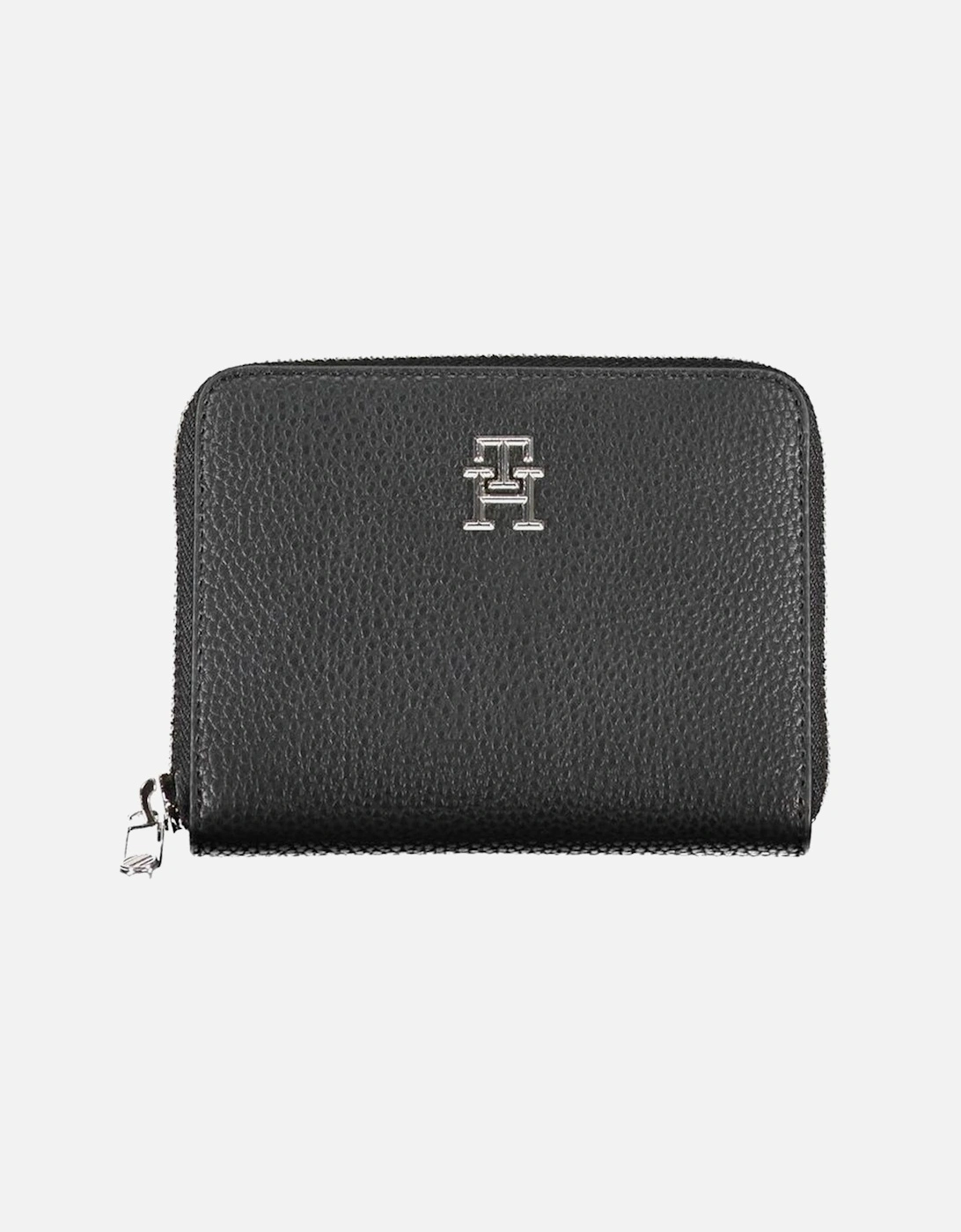 Zippered Wallet with Multiple Compartments and Logo Women - Black, 4 of 3