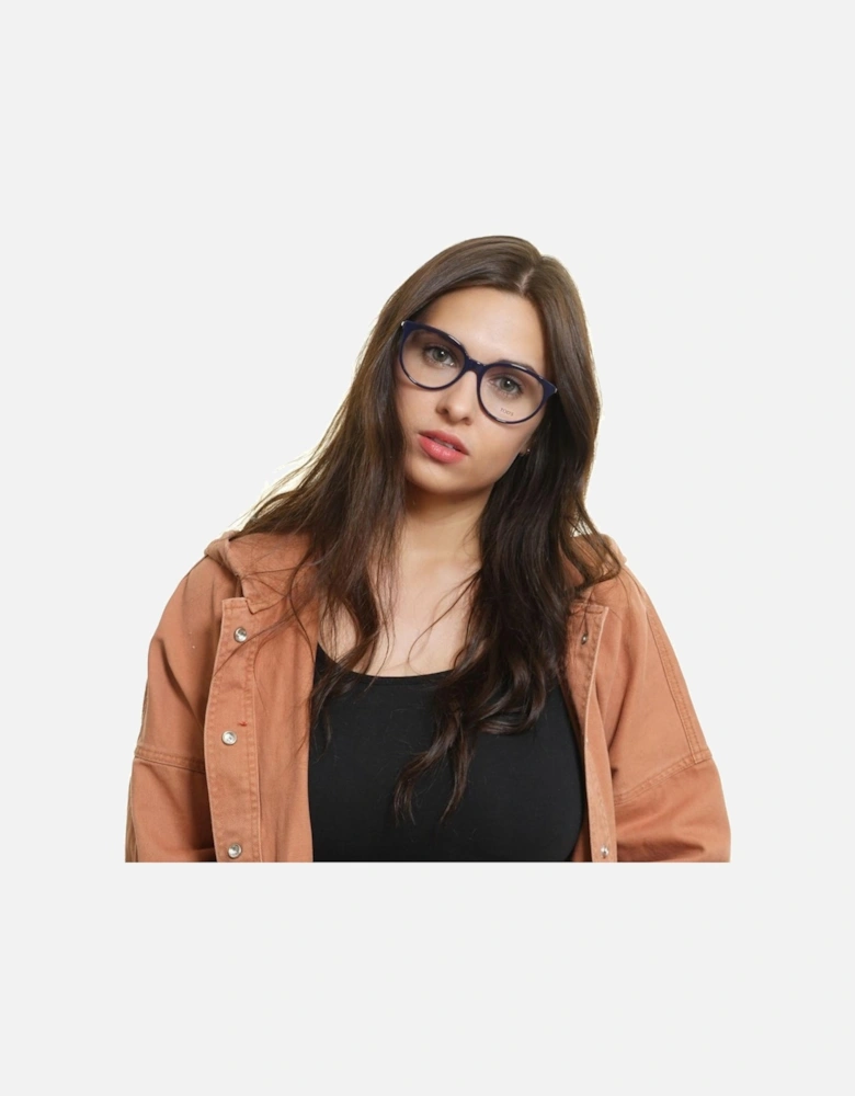 TO5134 Eyeglasses Navy Blue Round Frames Women