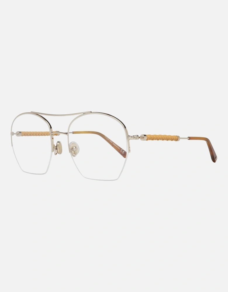 Silver Half-Rim Eyeglasses for Women Frames