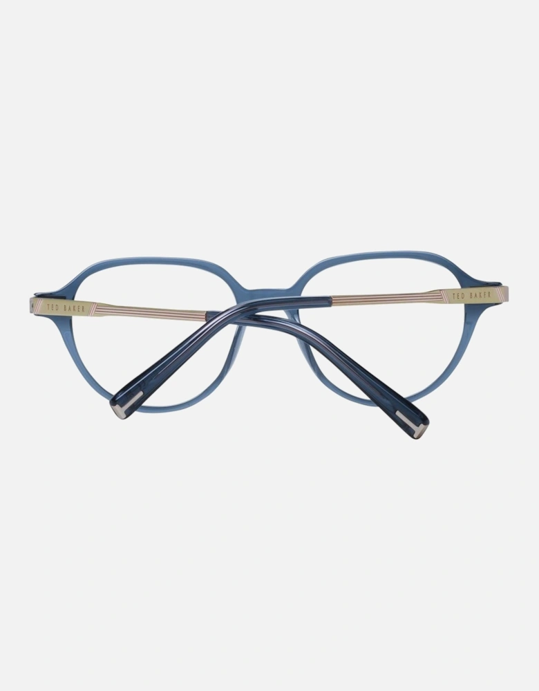 Grey Round Metal Frame Demo Glasses with Spring Hinge Women - Gray