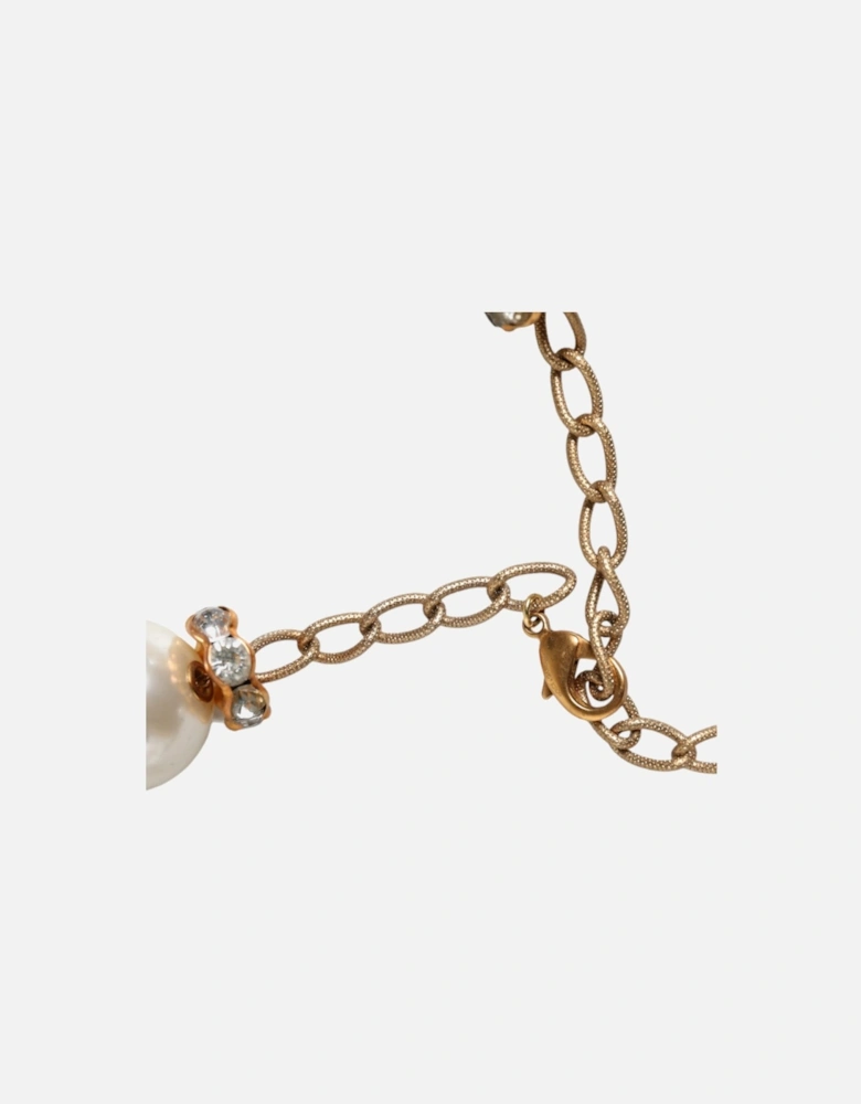 Statement Charm Gold Crystal Necklace Women