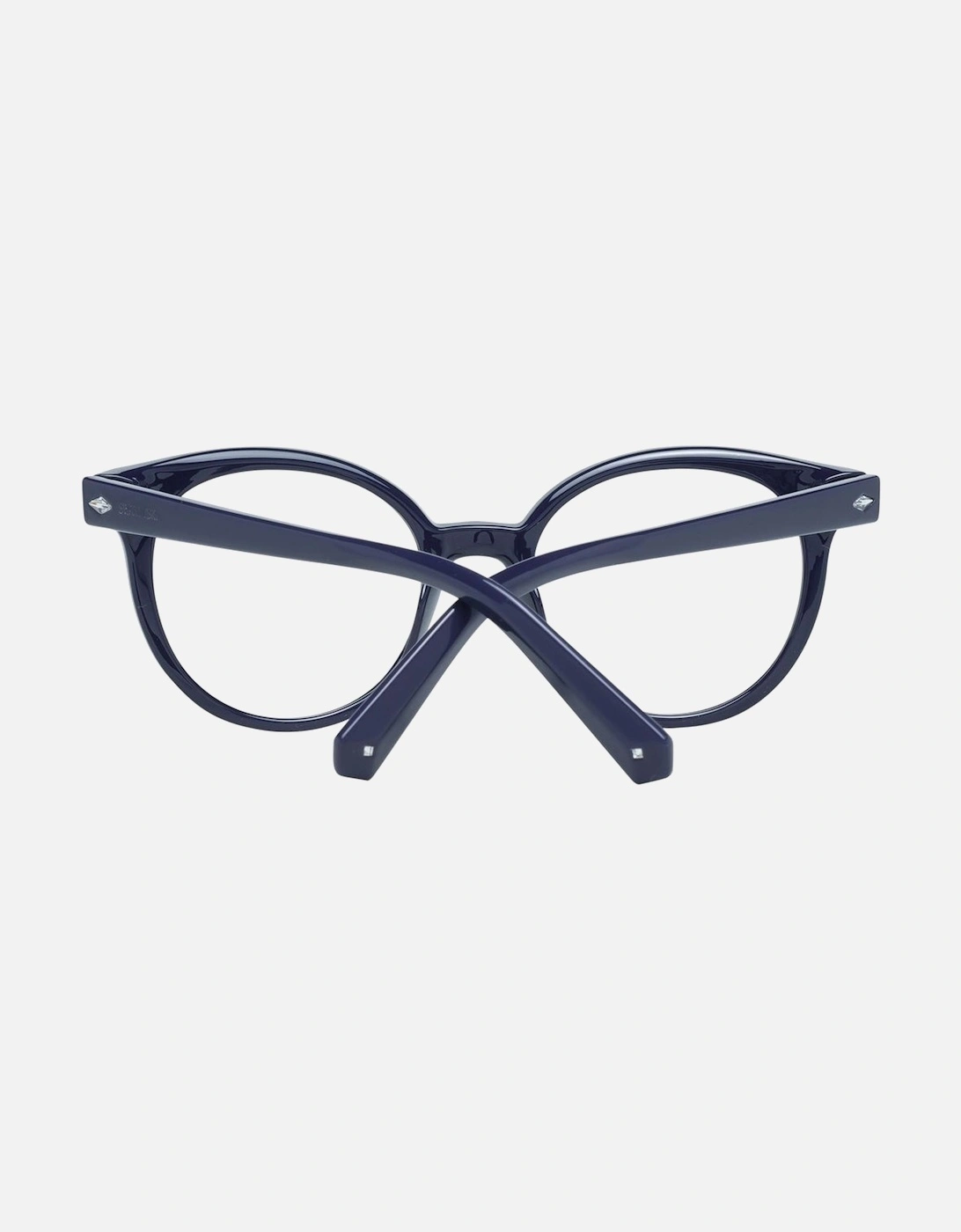 K5218 Round Crytal Eyeglae Women - Purple Frames