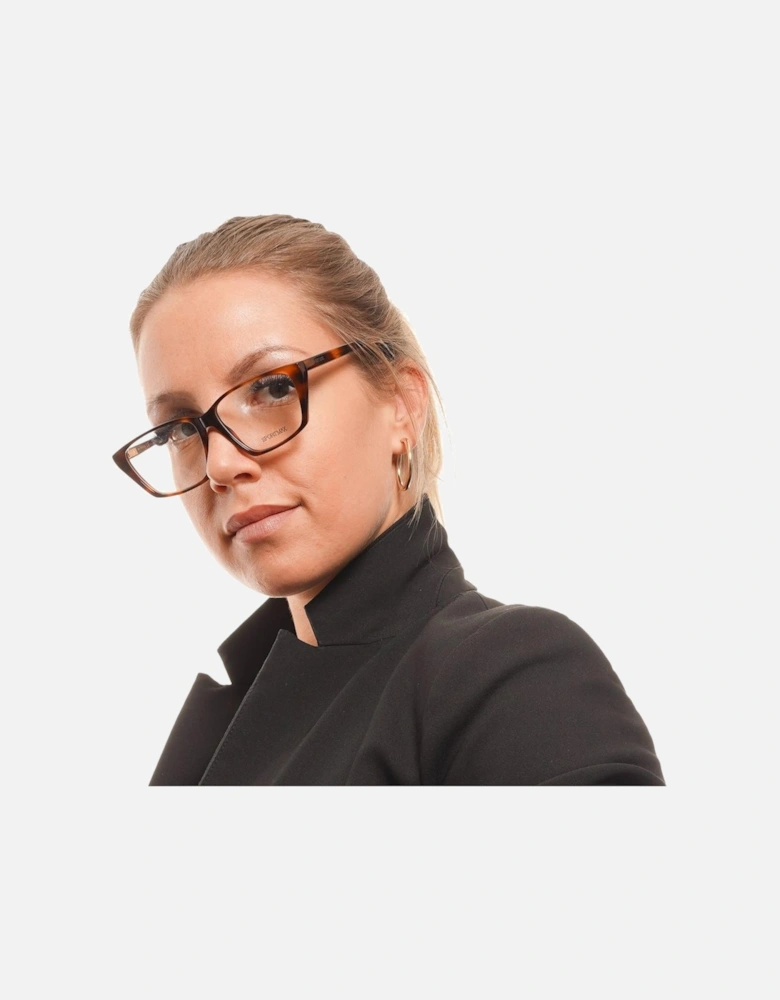 M1043160 Tortoiehell Rectangle Eyeglae Women - Brown Frames