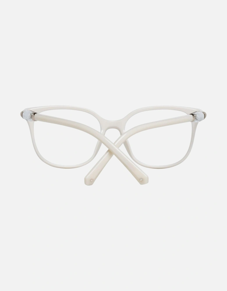 K5236 001 White quare Eyeglae Women Frames