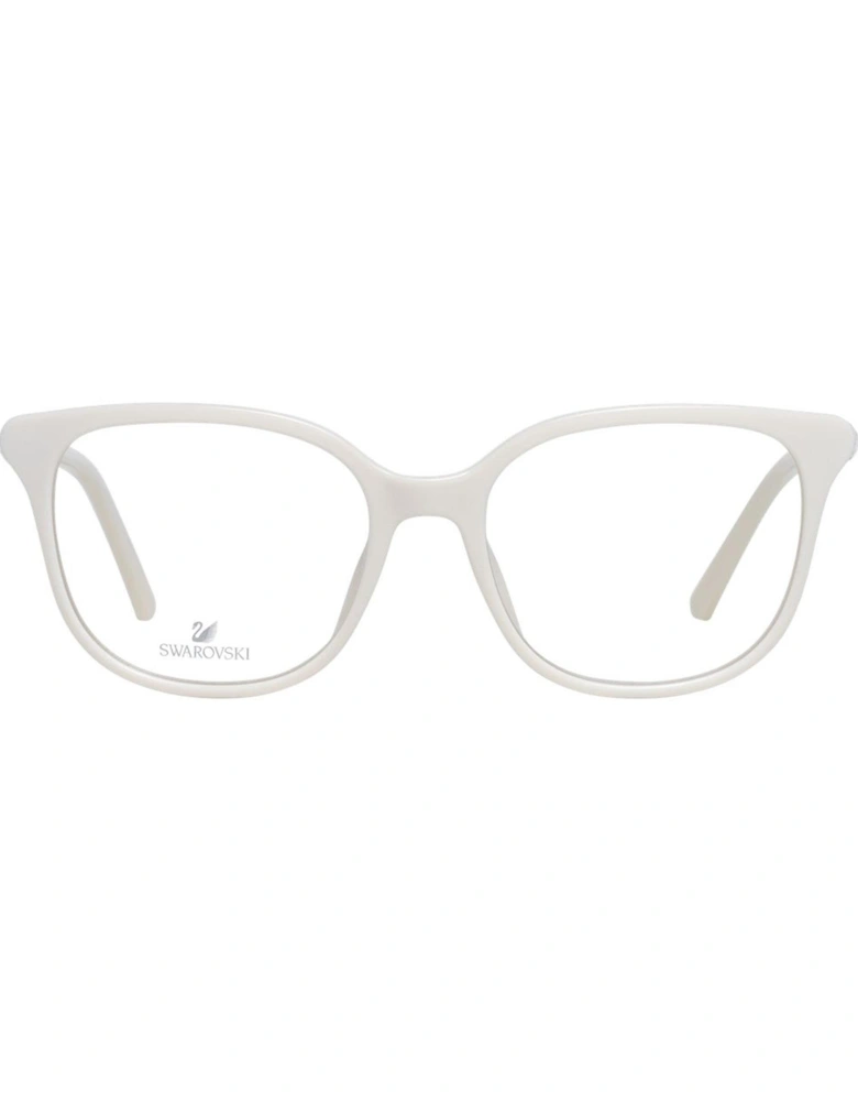 K5236 001 White quare Eyeglae Women Frames