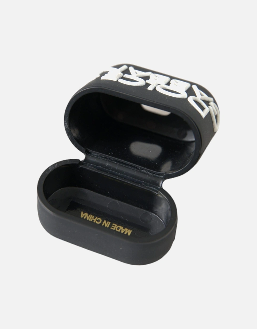 Silicone Airpods Case with Logo Details and Box Women - Black