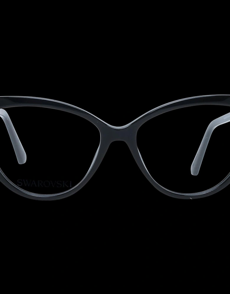 Black Acetate Cat Eye Glasses Demo Lenses Women Frames