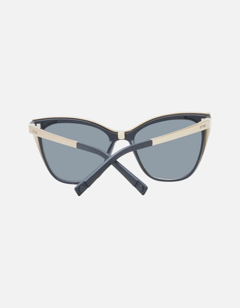 Black Polarized Butterfly Sunglasses - Category 3 Women Frames