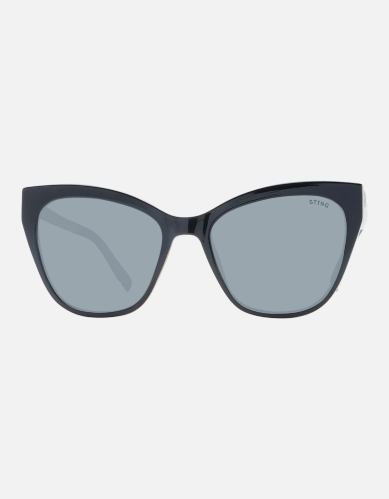 Black Polarized Butterfly Sunglasses - Category 3 Women Frames