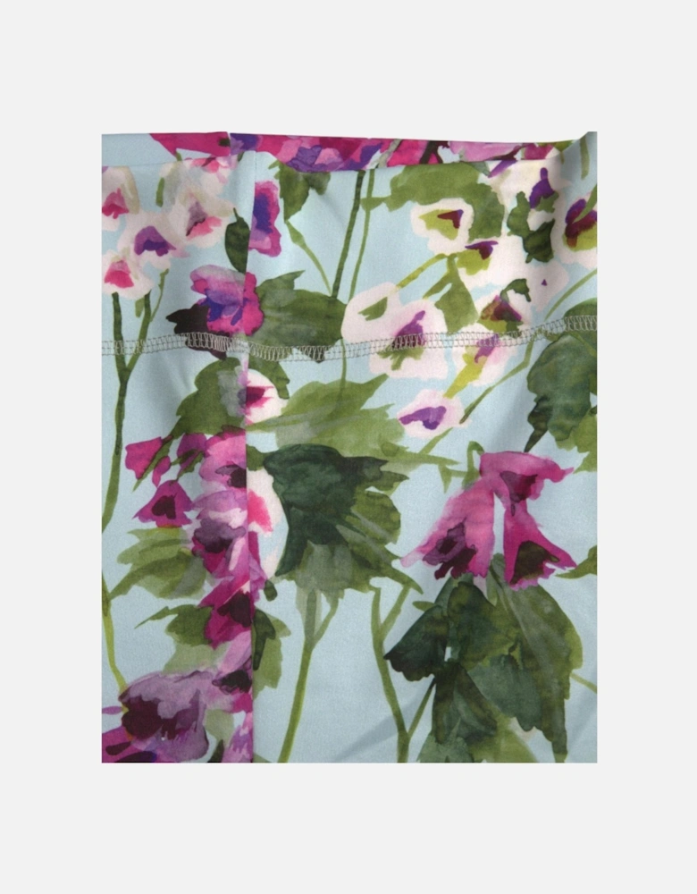 Floral Print High Rise Leggings Pants by a Luxury Designer Women -