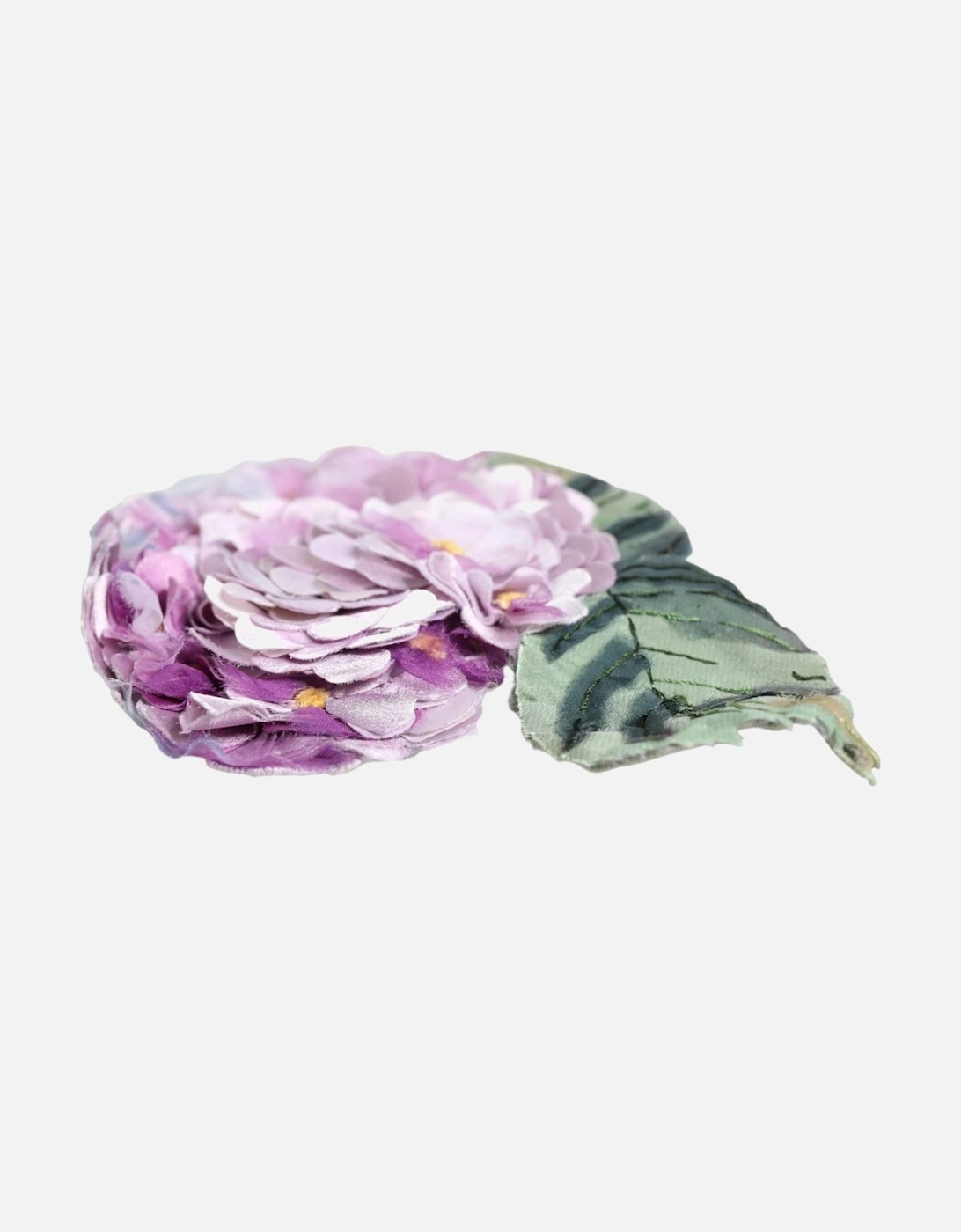 Floral Brooch Pin with Brass and Silk Women - Multicolor Brooches