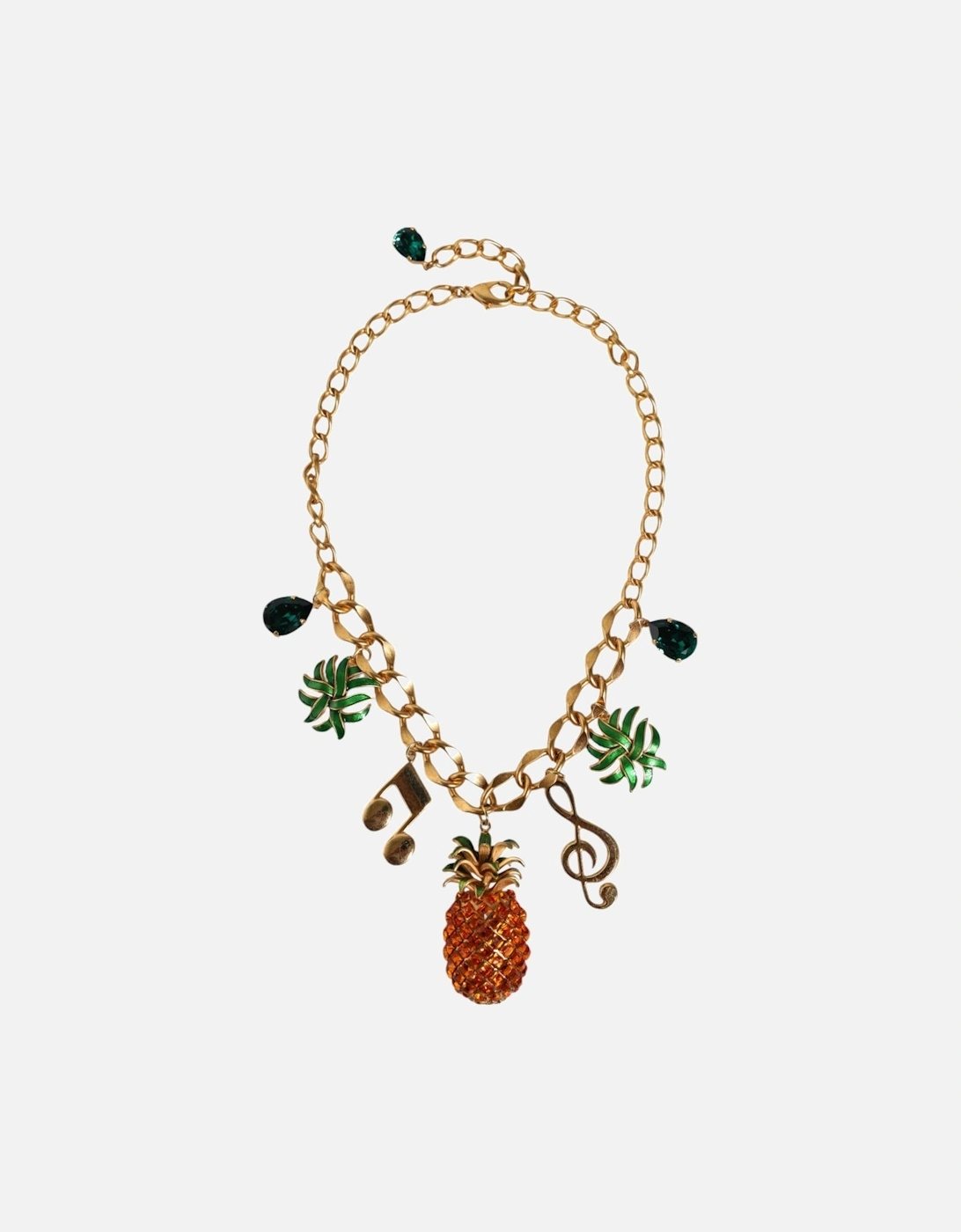 Statement Gold Crystal Charm Necklace Women, 7 of 6