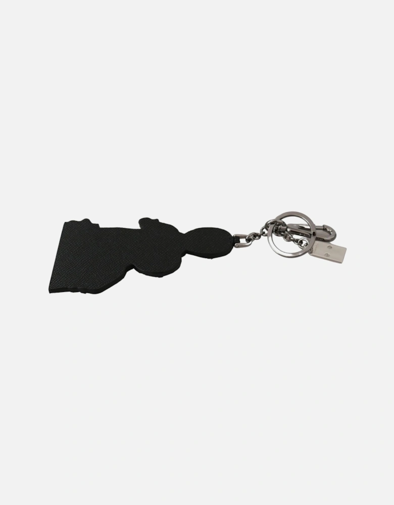 Dolce Gabbana Keychain Cartoon Designers Women - Black
