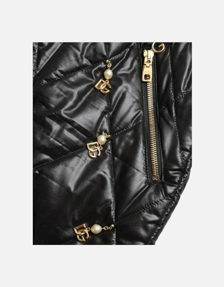 Quilted Shorts DG Charm PAN74907 Women - Black