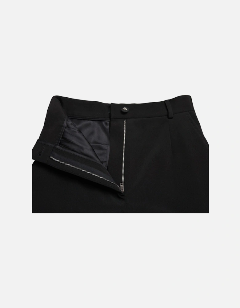 HighWaisted Trousers Slim Fit Women - Black Jeans