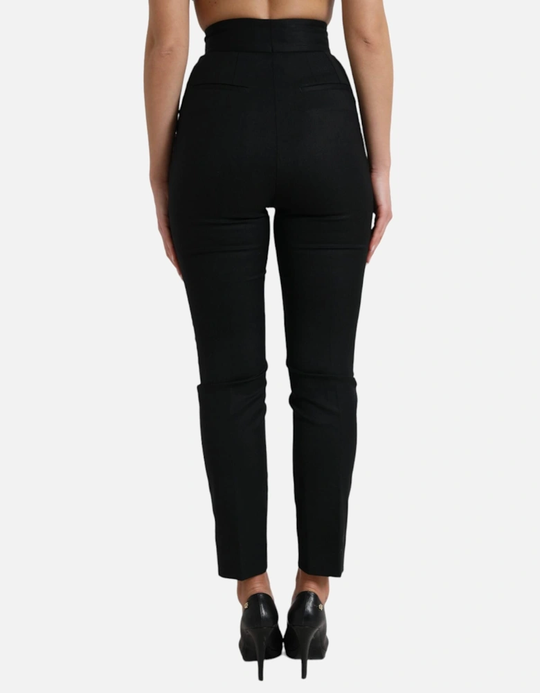 HighWaisted Tailored Pants Women - Black Jeans
