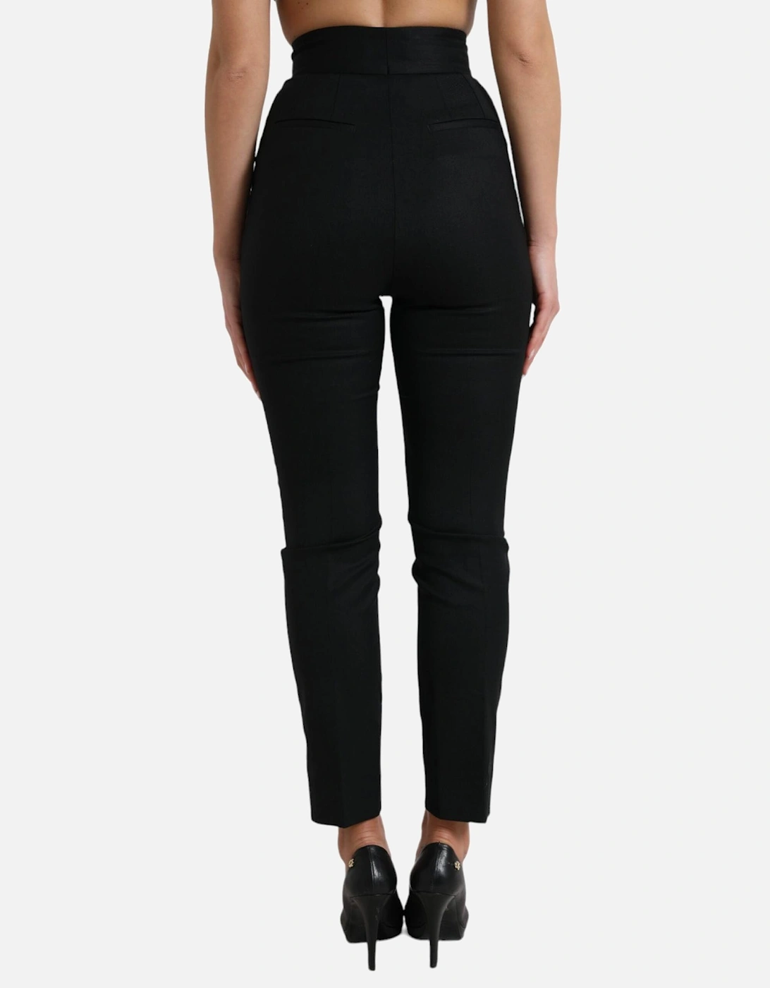 HighWaisted Tailored Pants Women - Black Jeans