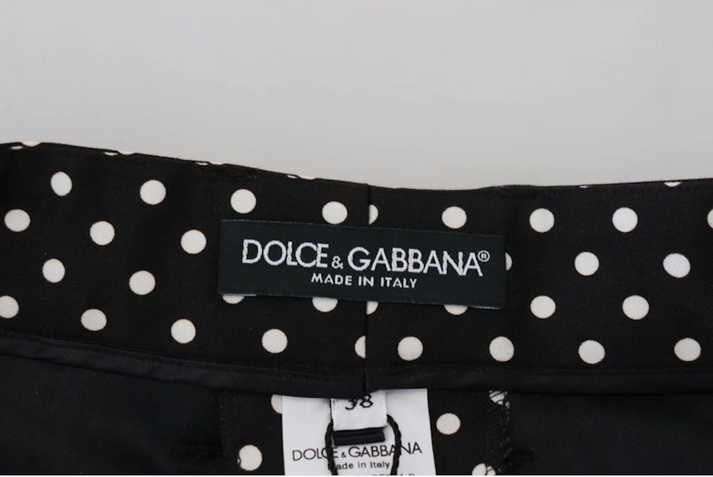 Polka Dot Culotte Pants Floral Print Women - Multicolor Jeans