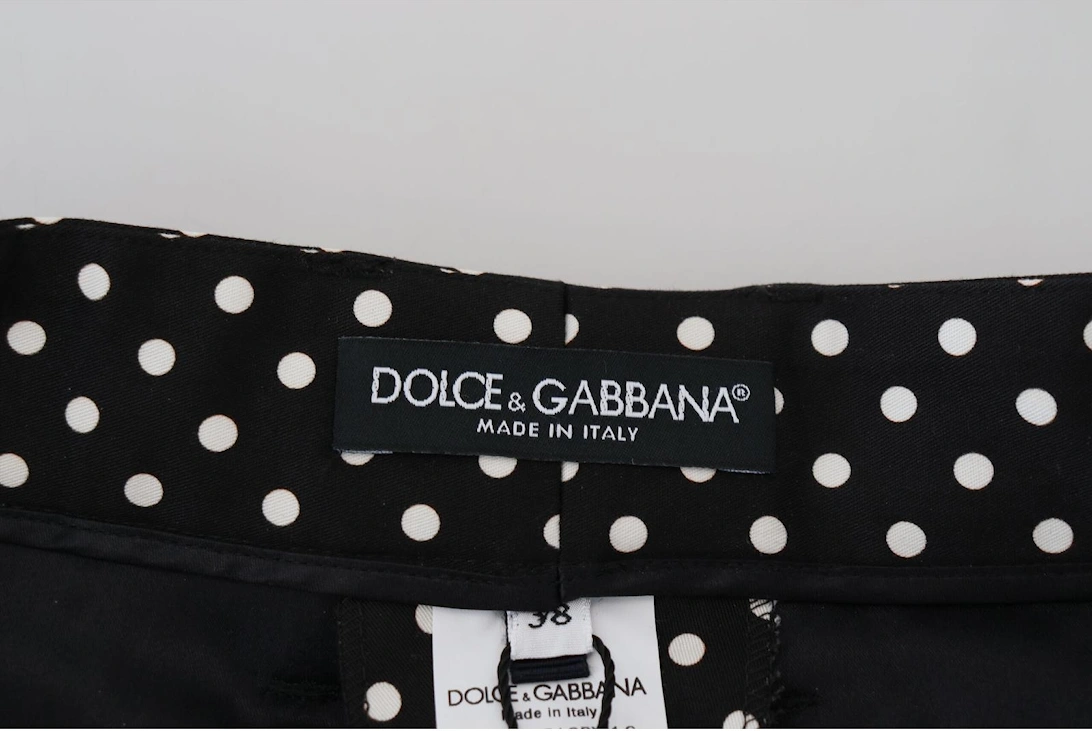 Polka Dot Culotte Pants Floral Print Women - Multicolor Jeans