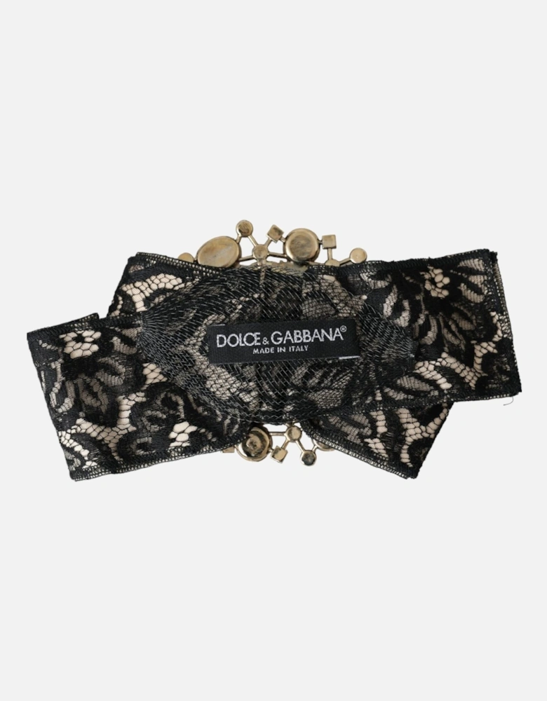 Embellished Hair Pin with Box - 100% Authentic Women - Black Brooches