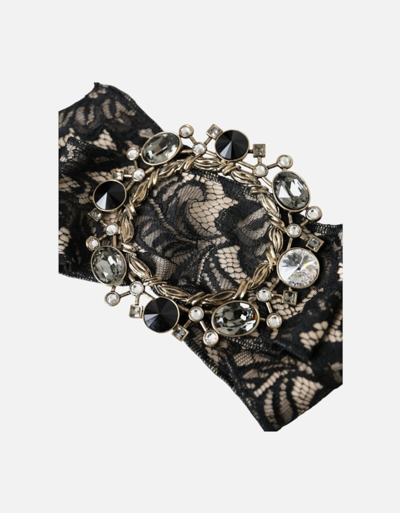 Embellished Hair Pin with Box - 100% Authentic Women - Black Brooches