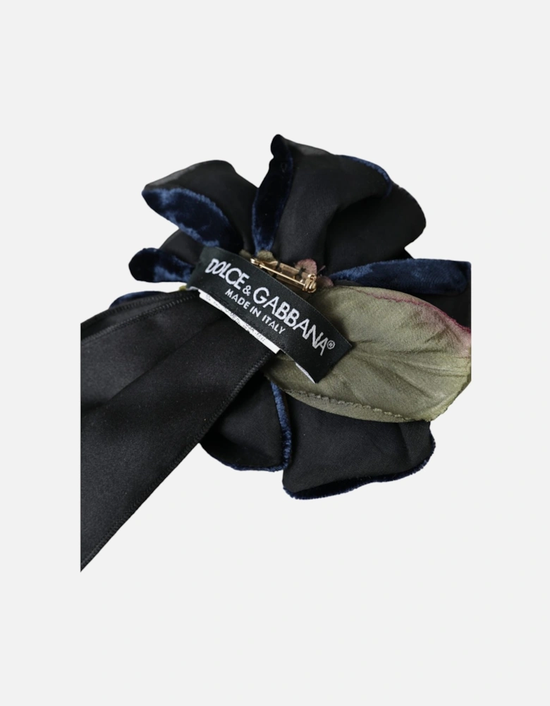 Embellished Hair Pin Brooch Women - Black Brooches