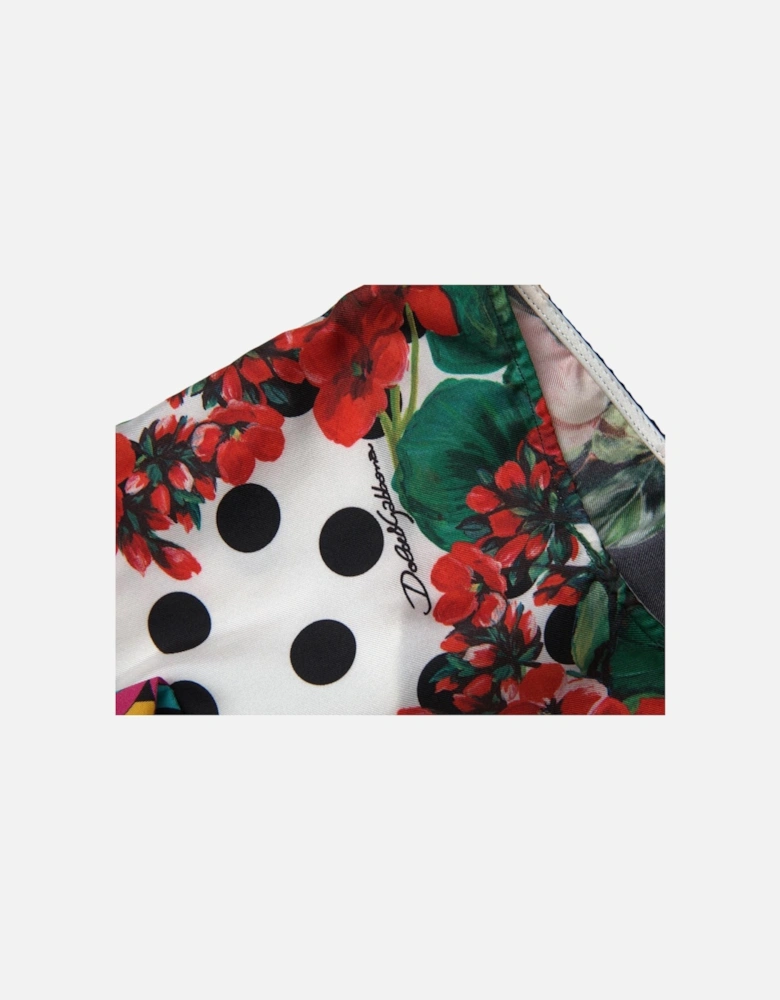 FloralPrint Shorts Polka Dot Women - Multicolor
